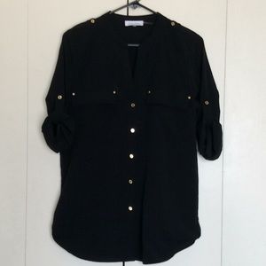 Calvin Klein Black Blouse